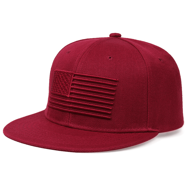 Outdoor Leislure American Flag Embroidery Baseball Caps Foreign Trade Hip-Hop Hats Men and Women Travel Sun Hats