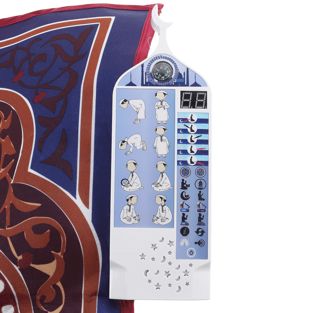 110X70Cm Islamic Worship Mat Electronic Prayer Blanket Smart Worship Blanket Electronic Worship Blanket