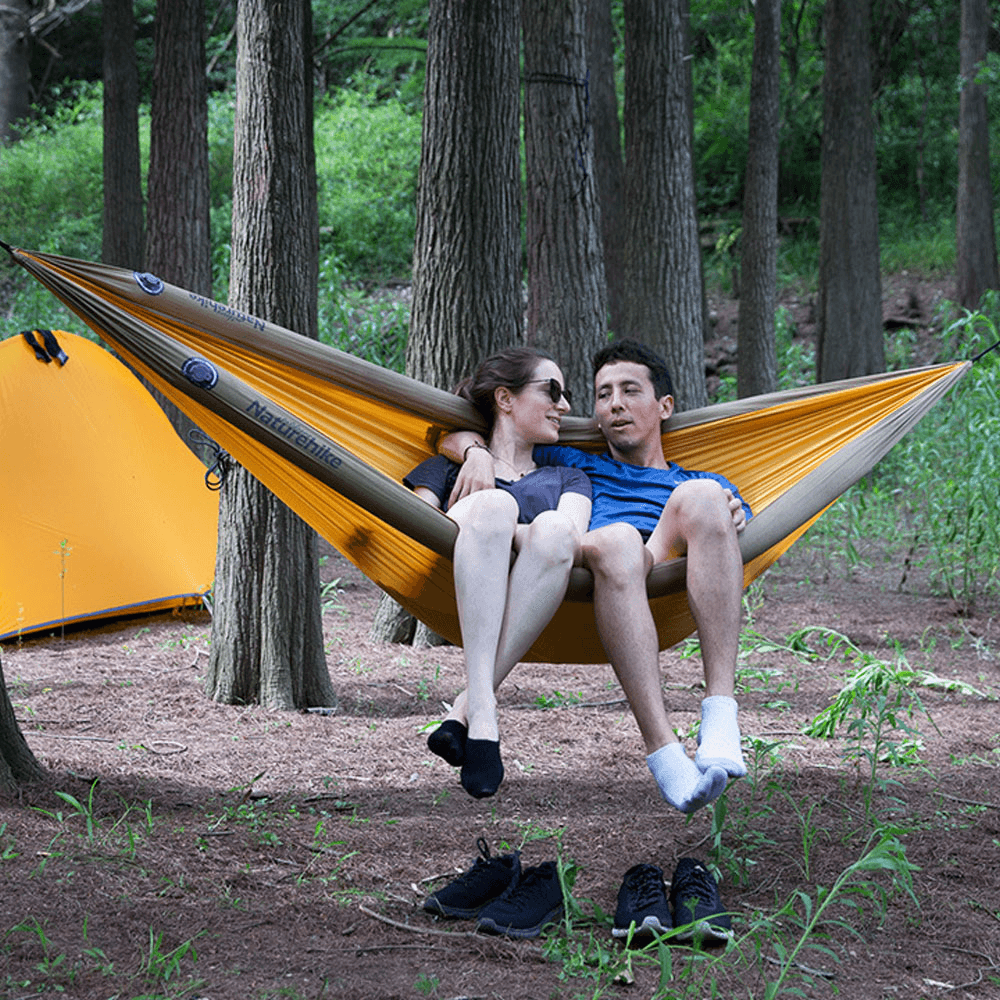 Naturehike Camping Hammock Ultralight Inflatable Swing Sleeping Bed Hanging Chair Max Load 200Kg Outdoor Travel