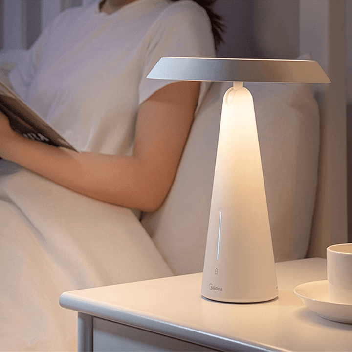 MIUO T03 Cosmetic Mirror Table Lamps High-Definition Make-Up Mirror Stepless Dimming USB Charging 90¬∞ Turnover Bedside Table Night Light From