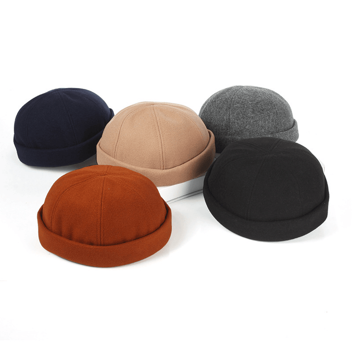 Plain Woolen Landlord Hat