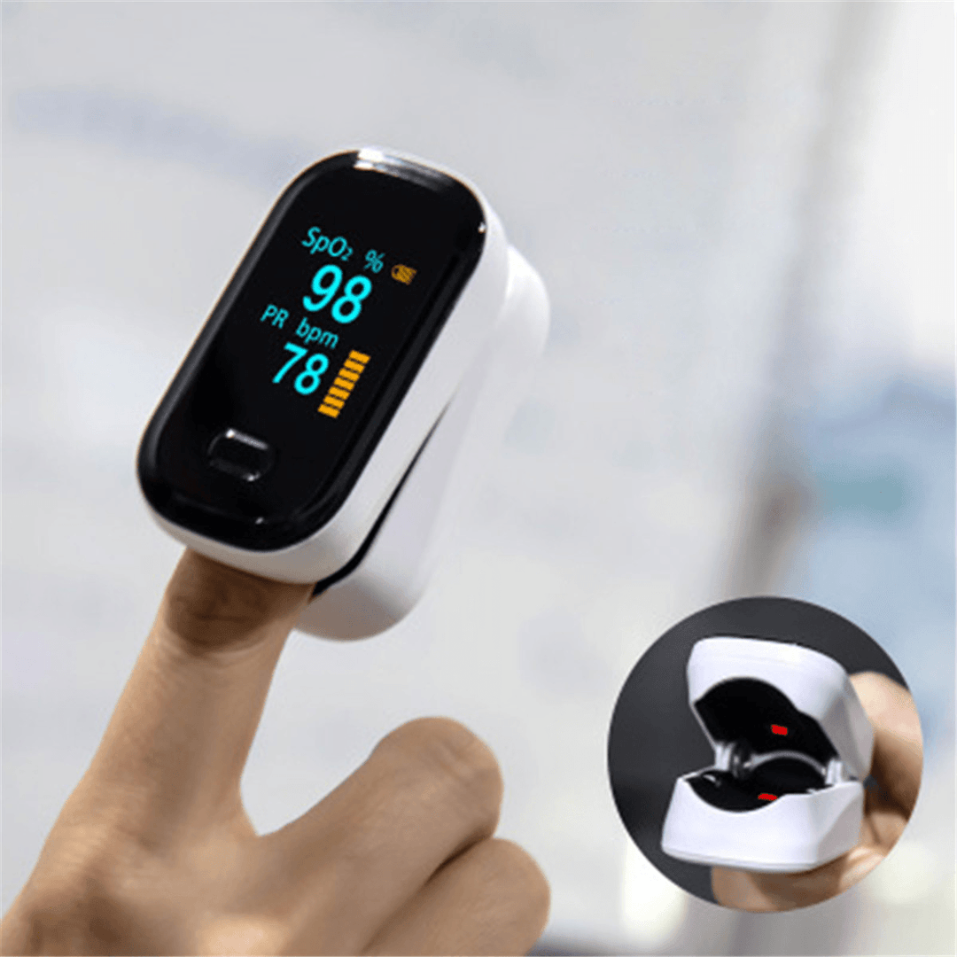 BOXYM Ofit-2 Finger-Clamp Pulse Oximeter Finger Blood Oxygen Saturometro Heart De Oximeter Portable Pulse Oximetro Monitor