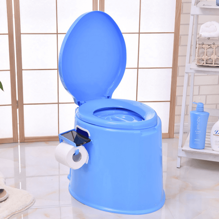 Portable Large Potty Commode Mobile Toilet Detachable Stool for the Elderly and Gravida