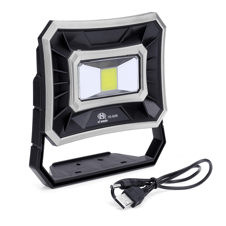 Ipree¬Æ 50W Solar LED COB USB Work Light IP65 Waterproof Floodlight Spotlight Outdoor Camping Emergency Lantern - MRSLM