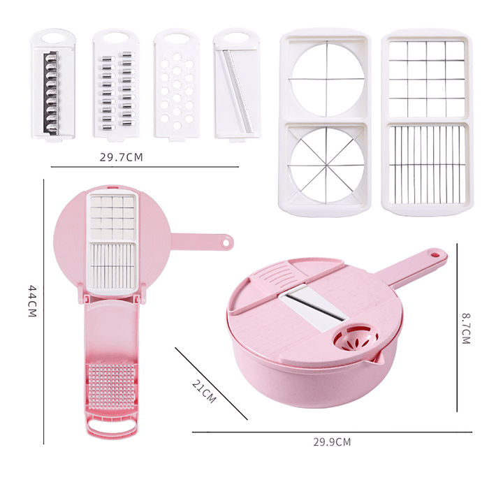 9 in 1 Multifunctional Easy Food Chopper Cutter Vegetable Cutter Blender Chopper Slicer