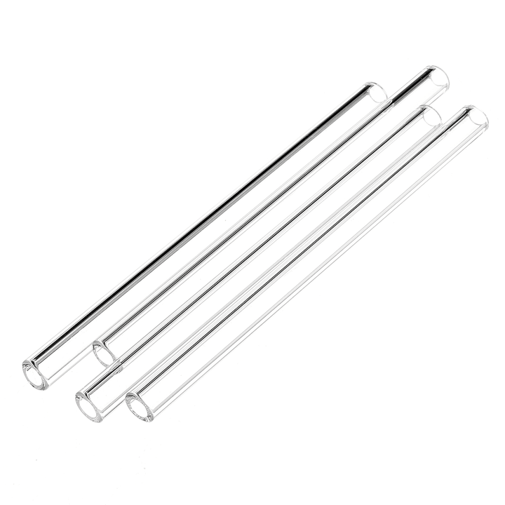 4Pcs Borosilicate Glass Blowing Tube 150Mm X 10Mm X 2.2Mm