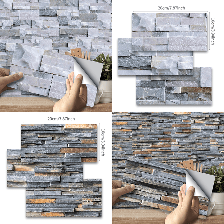 9/27/54Pcs Sticker Kitchen Tile Stickers Bathroom Self-Adhesive Wall Decoration Home