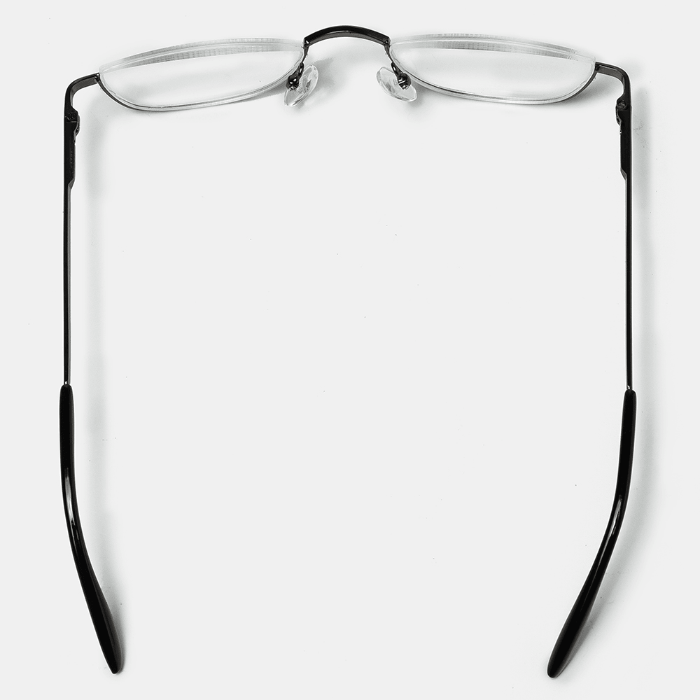 2 Color Half Frame Half Arc Frame Reading Glasses