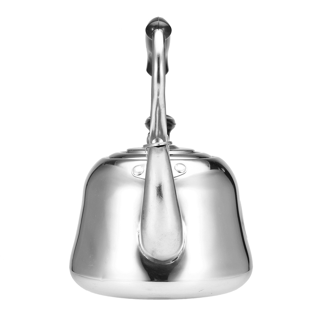 1L Stainless Steel Whistling Kettle Boiling Water Tea Coffee Maker Silver Water Boiler