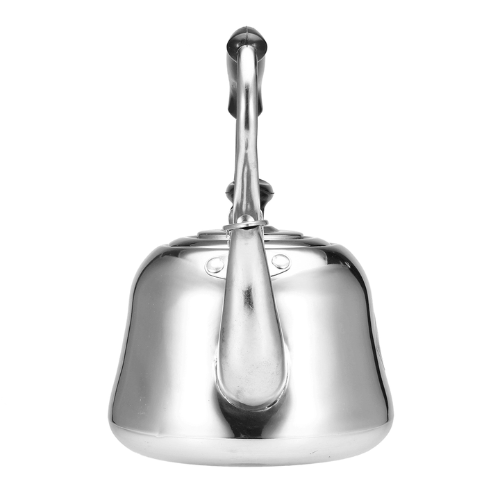 1L Stainless Steel Whistling Kettle Boiling Water Tea Coffee Maker Silver Water Boiler