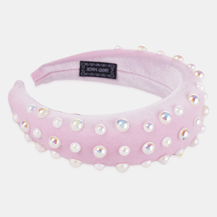 Pearl Sponge Headband Multicolor Ladies Headband