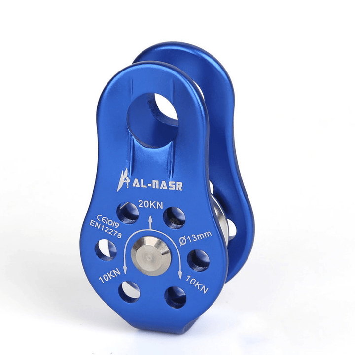 XINDA AL8610 Aluminum Alloy Single Fixed Climbing Pulley Rescue Aloft Work Rappelling Equipment - MRSLM