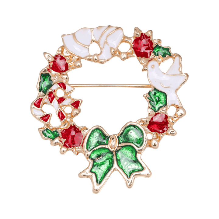 Fashion 2017 Christmas Gifts Brooches Rhinestone Brooch - MRSLM