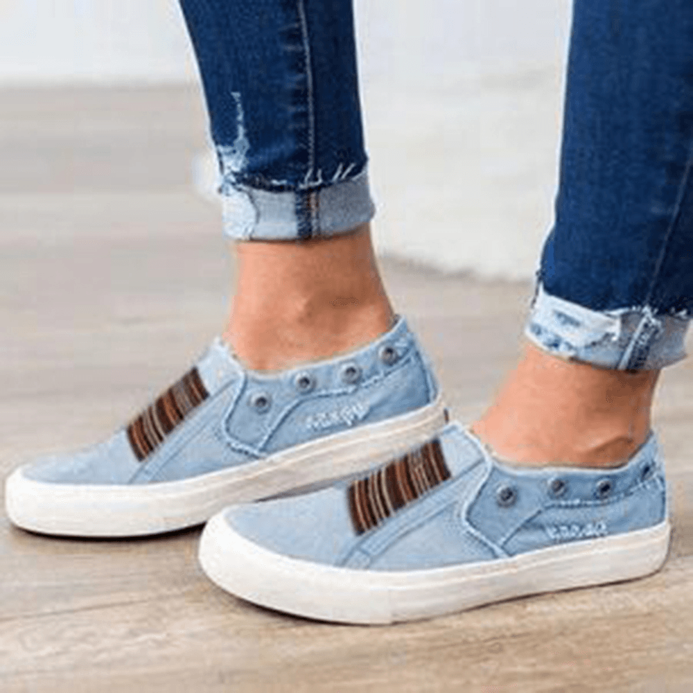 Women Large Size Women Comfy Slip on Flat Casual Loafers