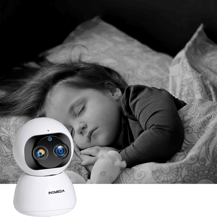 [Dual Lens] INQMEGA Cloud 1080P 2MP Dual-Lens PT 360¬∞ Wireless IP Camera Wifi Auto Tracking Indoor Home Security Surveillance CCTV Network Baby Monitors