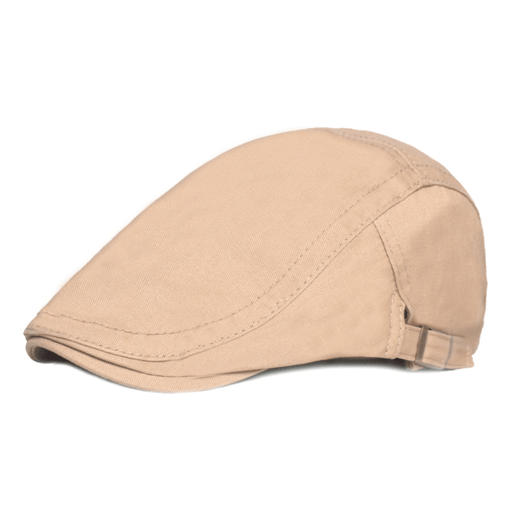 Solid Color Peaked Cap, Literary Youth Beret