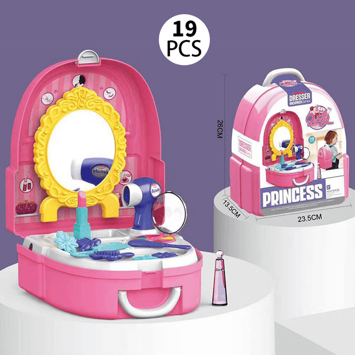 Children'S Play House Kitchen Tableware Table Medical Utensils Makeup Fruits and Vegetables