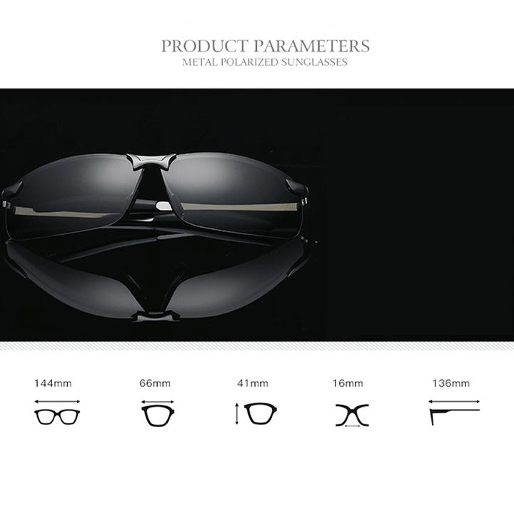 Photochromic Driving Sunglasses with Polarized Lens for Riding Outdoor