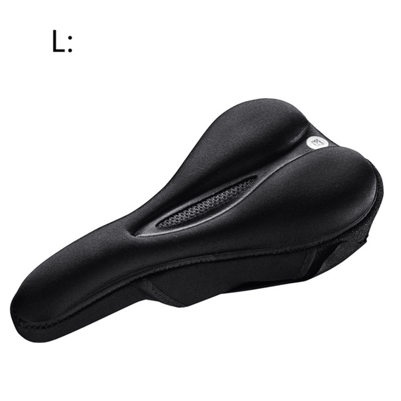 ROCKBROS Sponge Cycling Sport Bike Saddle Soft Pillow Seat Breathing Non Slip Hollow Saddle - MRSLM