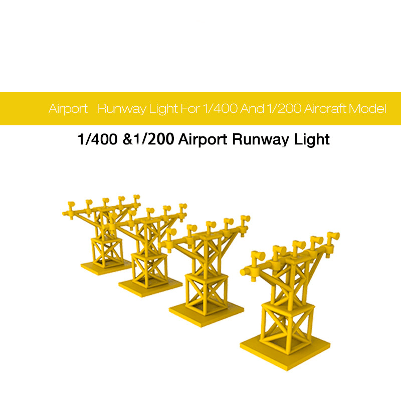 Ground Handling Runway Landing Lights Airport Scene Facility Model