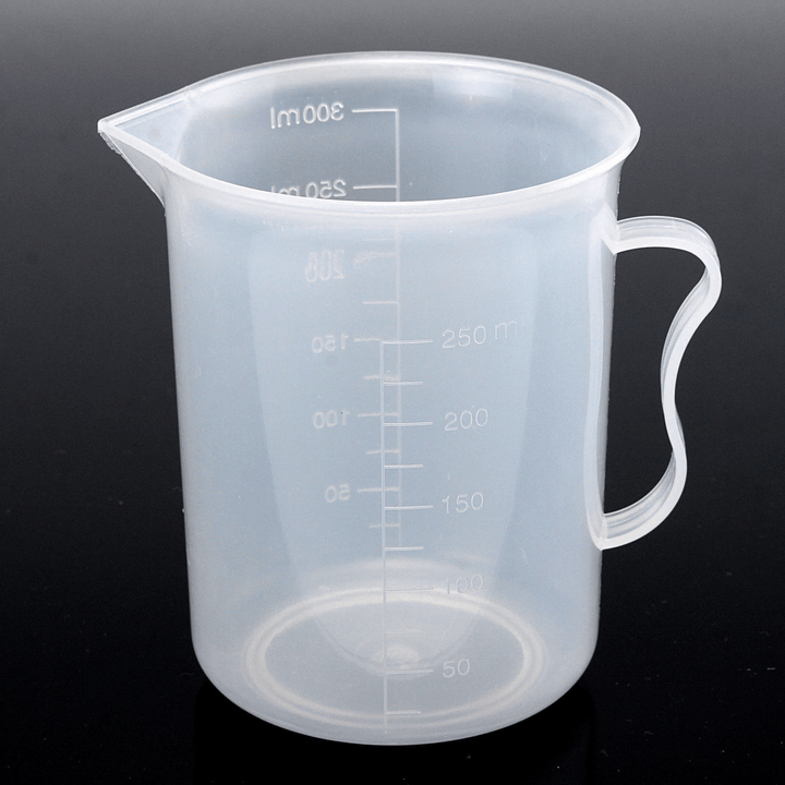 250Ml Plastic Measuring Cup Clear Double Graduated Cylindrical Measuring Jug