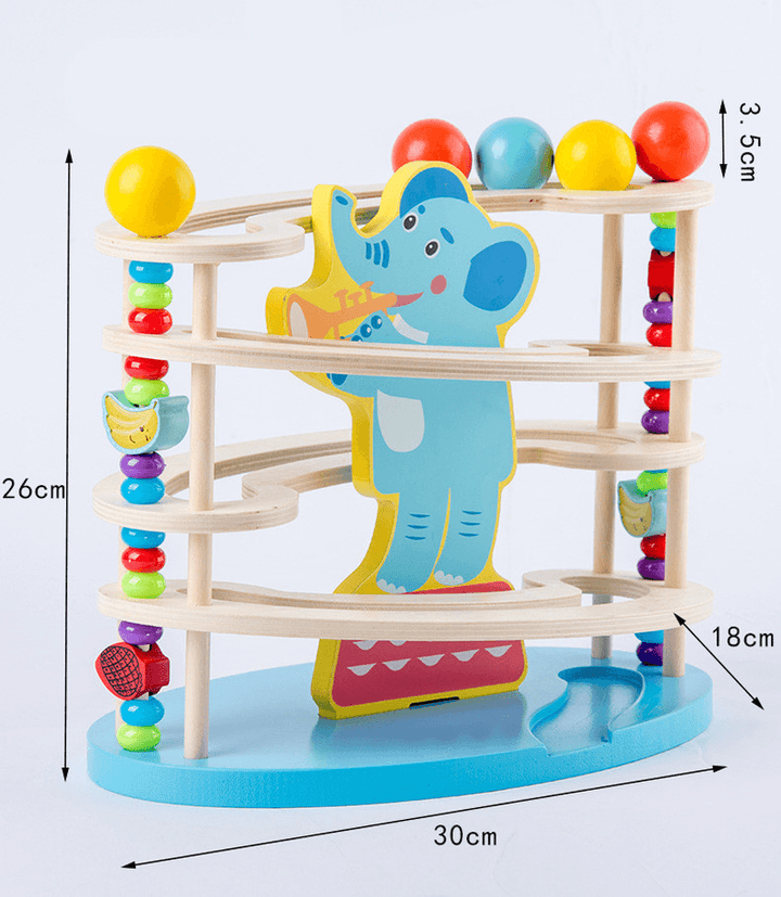 Parent-Child Interactive Leisure Tabletop Ball-And-Ball Building Block Game