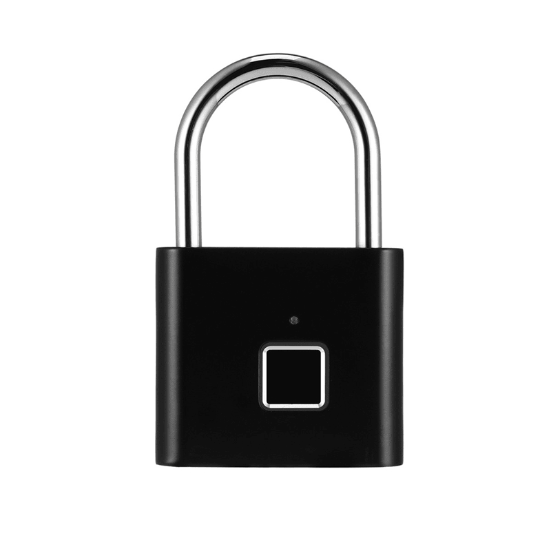 Smart Fingerprint Padlock Keyless Anti-Theft USB Charging Luggage Suitcase Bag Security Home Electronic Door Lock