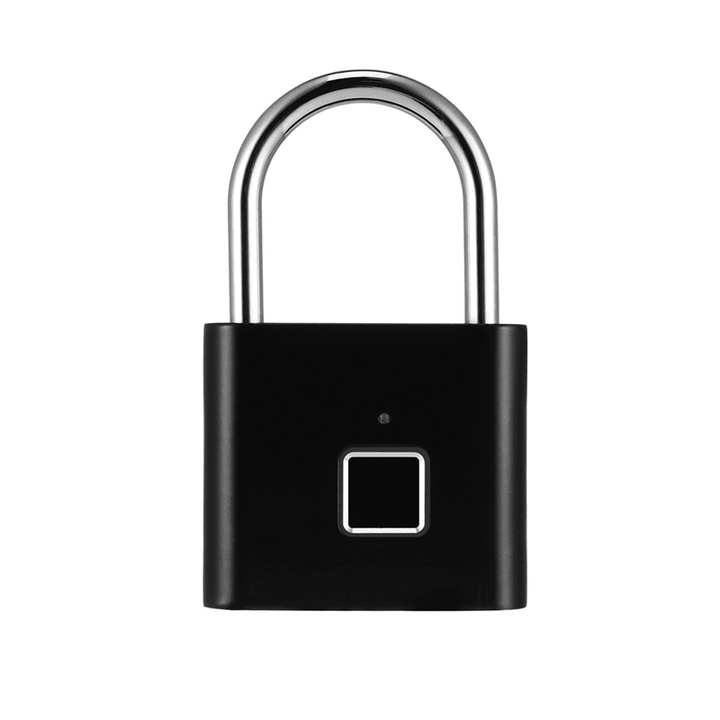 Smart Fingerprint Padlock Keyless Anti-Theft USB Charging Luggage Suitcase Bag Security Home Electronic Door Lock