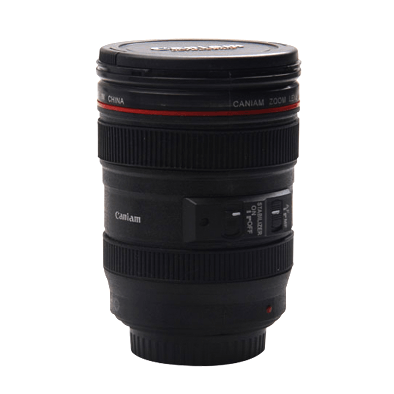 400ML Coffee Tea Mug SLR Camera Lens 24-105Mm Food Grade PC 1:1 Scale Creative Cups