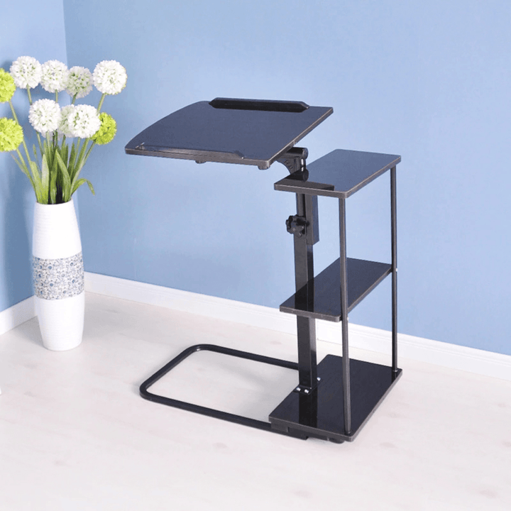 Laptop Desk Table Computer Tray Mobile Height Adjustable Home Bedside