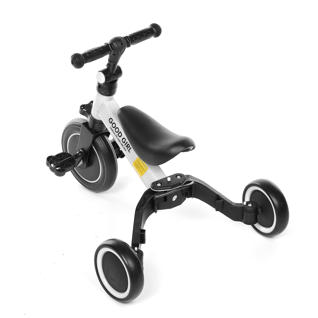 2-In-1 Kid Tricycle Adjustable Pedals Bike Toddler Children Balance Bicycle for 1-3 Years Old