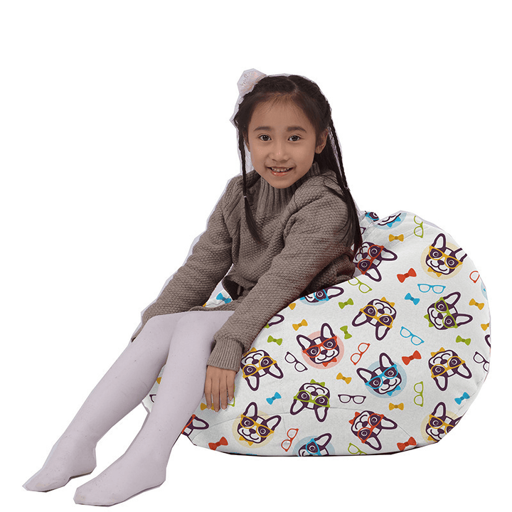 Child Sofa Seat Baby Sofa Bean Bag Chair Filling Storage Bean Bag Chair Small Cartoon Comfortable Light Simple Fashion