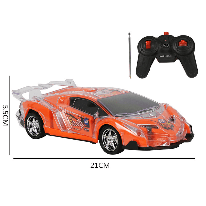 Four Way Remote Control Car Model Fall Resistant Childrens Toy