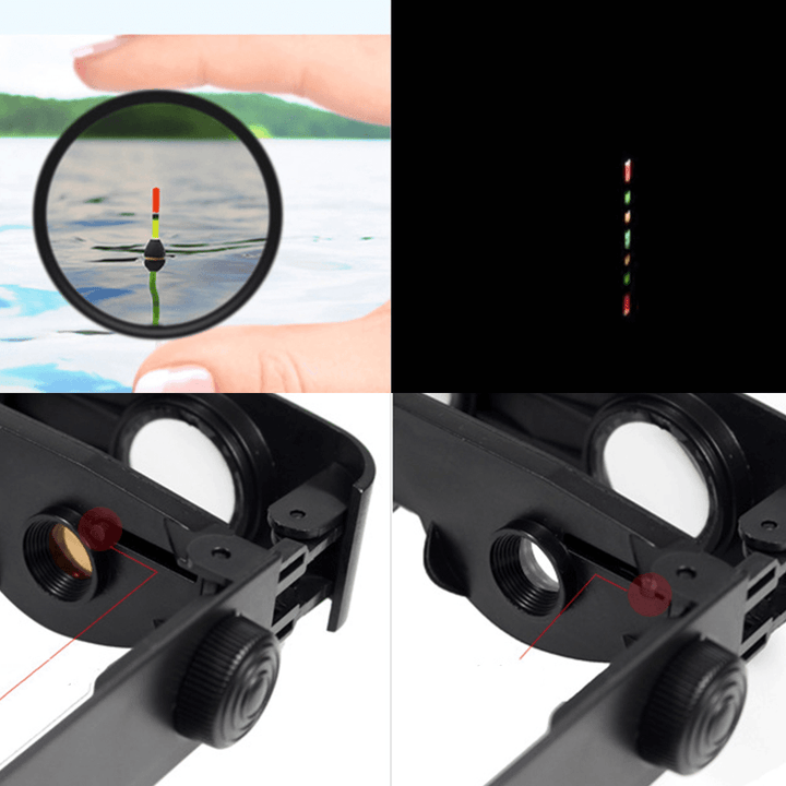 Unisex Fishing Telescope Glasses Night Vision HD Low-Light Outdoor Portable Fishing Glasses