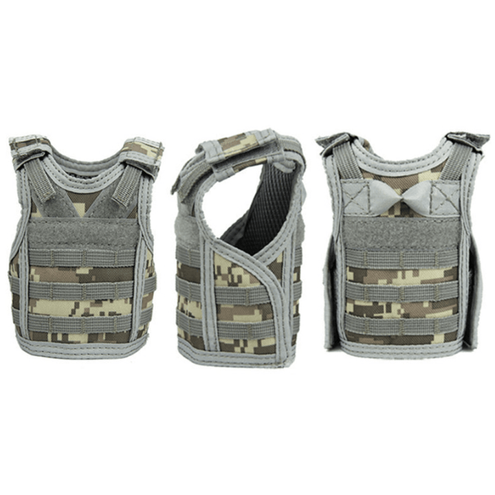 1Pcs Tactical Bottle Cover Mini Molle Vest Drink Bottle Protector Holster for Outdoor Sports - MRSLM