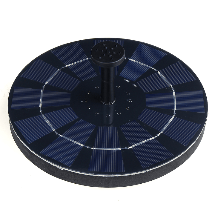 300L/H Solar Power Bird Bath Fountain Floating Pond Water Pump Bird Feeder