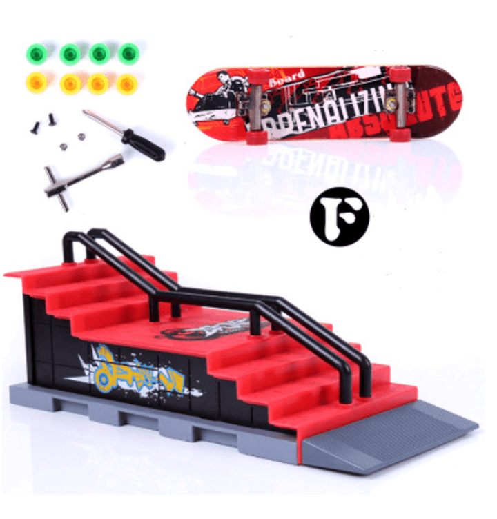 Fashion Children'S Finger Skateboard Props Alloy