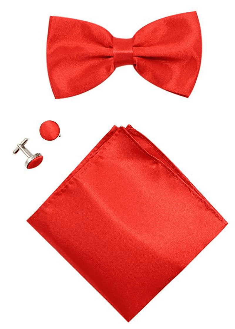 Men'S Scarf and Bow Tie Three-Piece Suit