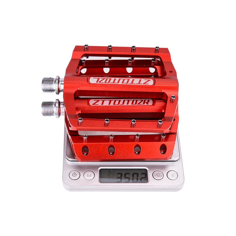 ZTTO JT02 Aluminum Alloy Anti-Slip Perlin Bearing Durable 1 Pair Bicycle Pedals Mountain Bike Pedals Bike Accessories