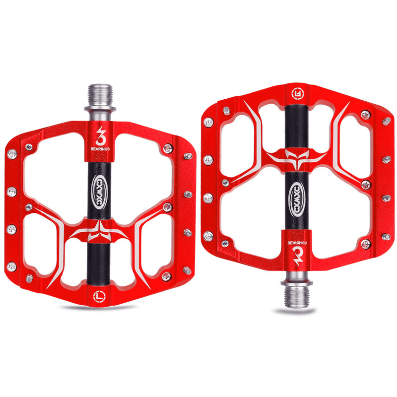 CXWXC V15 Bike Pedals 3 Sealed Bearings Anti-Slip Ultralight Mountain Bicycle Wide Platform Pedals