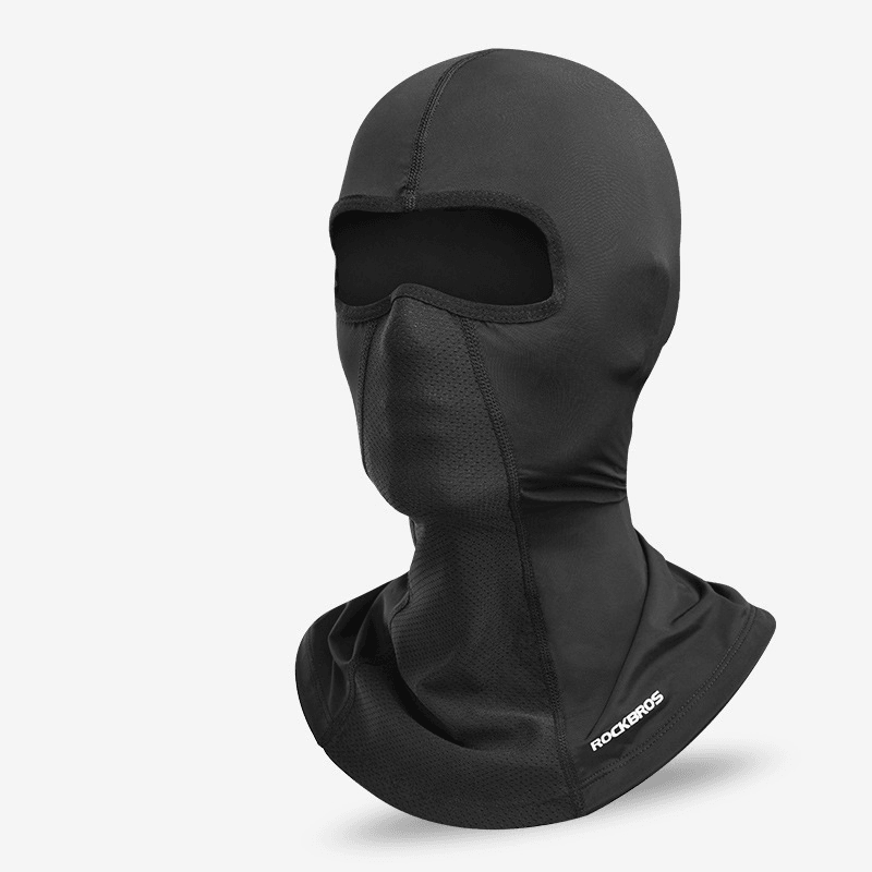 ROCKBROS Ice Silk UV Protection Windproof Scarf Riding Headgear Motorcycle Full Face Mask Skin-Friendly Quick-Drying Fabric - MRSLM