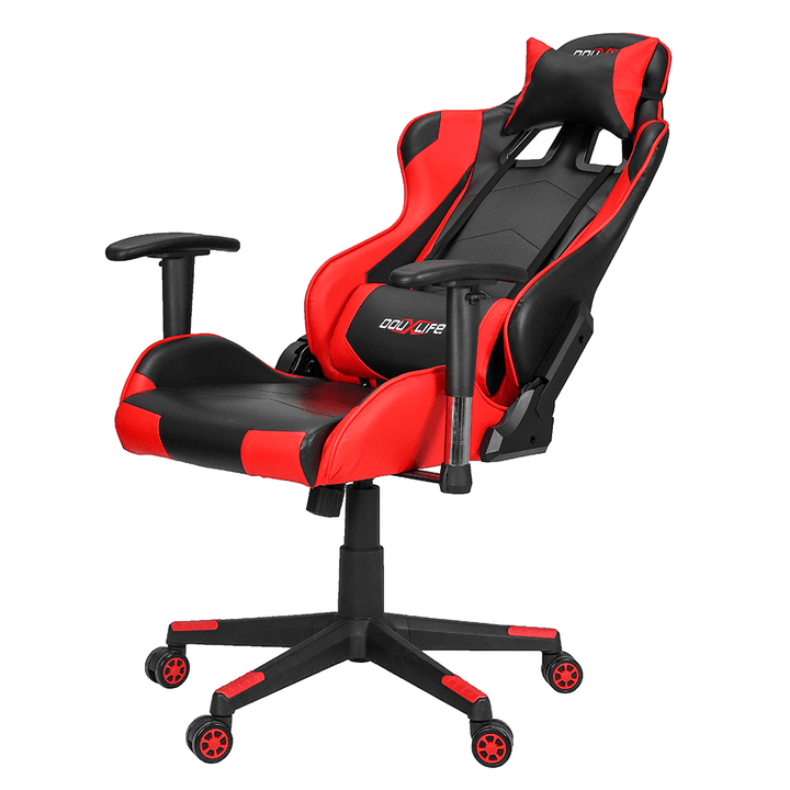 Douxlife¬Æ Racing GC-RC01 Gaming Chair Ergonomic Design 180¬∞Reclining with Thick Padded High Back Added Seat Cushion 2D Ajustable Armrest for Home Office