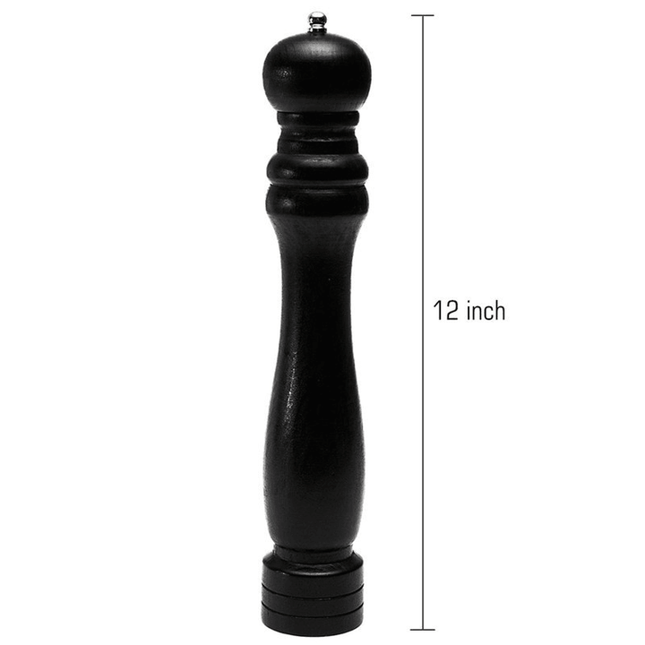 5/6/8/10/12" Wooden Oak Pepper Sauce Spice Salt Corn Mill Grinder Bottles Muller Home Kitchen Tool