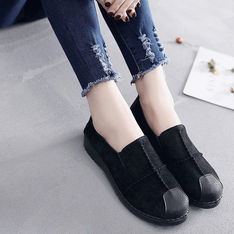 Women Casual Suede Soft Sole Loafers