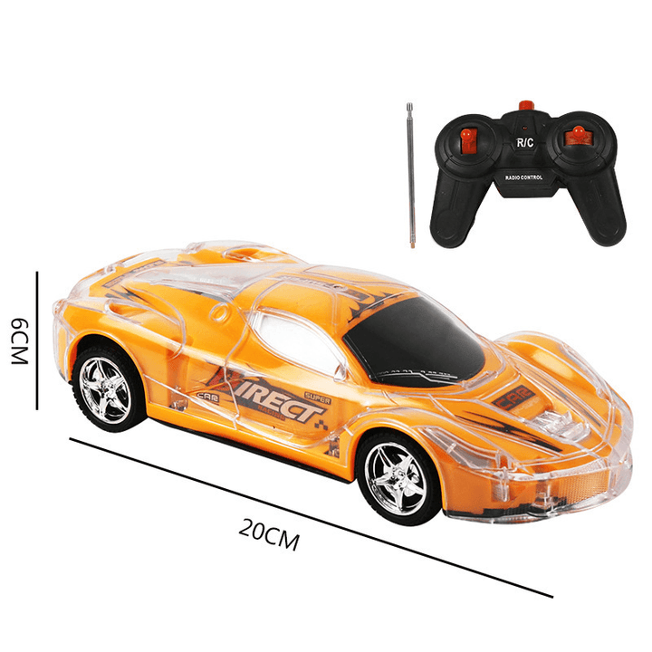 Four Way Remote Control Car Model Fall Resistant Childrens Toy