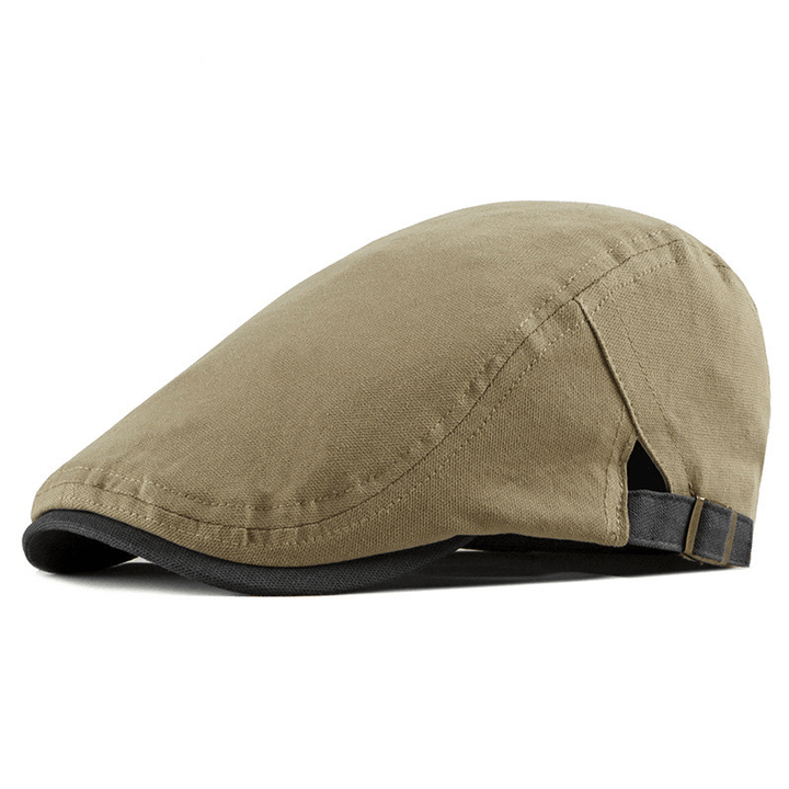 Thin Light Board Beret Hat Men'S Casual