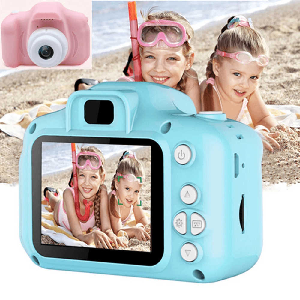 Kids Camera 1080P HD Video Intelligent Shooting Children'S Digital Camera with 2 Inch Display Screen for Kid Toy Gift