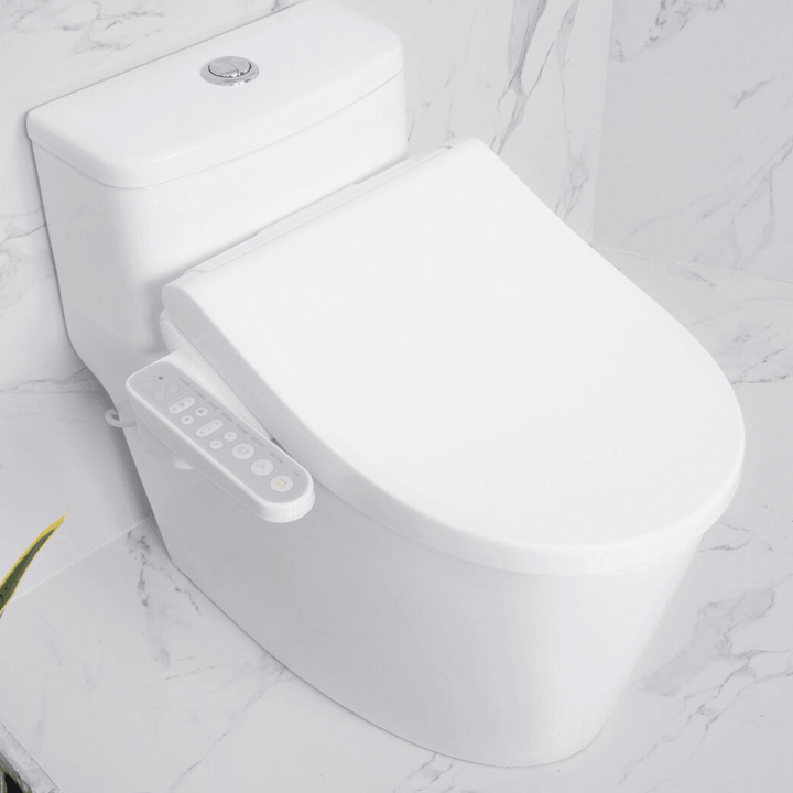 [ AI Version ] Tinymu Smart Toilet Cover Seat Temperature Adjustment APP Control with Interaction Mi Band 2/3 Identification With 8 Colors Light