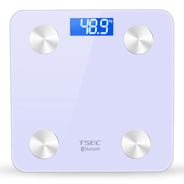 TS-8028 Bluetooth Monitor Data 4.0 LCD Smart APP Body Fat Scales Weight BMI Monitor Data Analyzer Weight Tools with APP Control