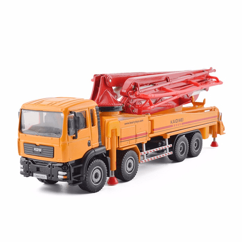 Genuine Kaidiwei Alloy Concrete Cement Pump Truck 625025 Simulation Engineering Truck Model Toy